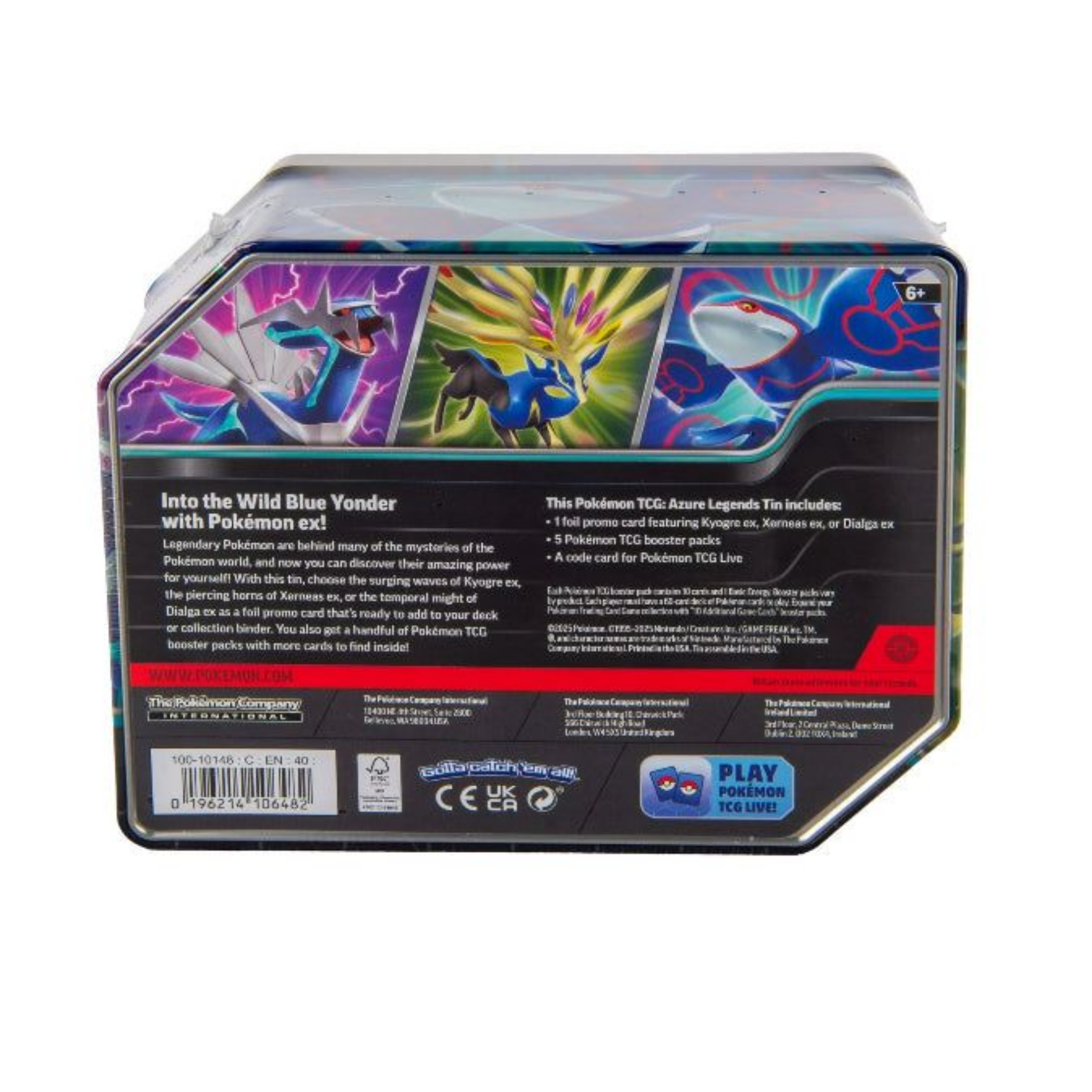 Azure Legends Dialga Tin